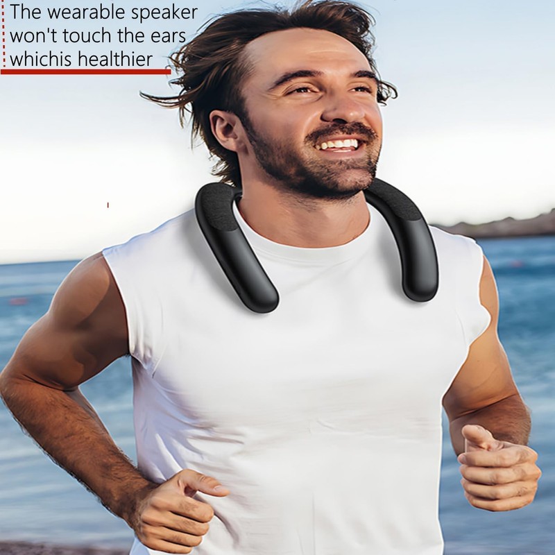 Neck Speakers, Bluetooth 5.3 Neckband Speakers, 3D Stereo Surround Sound,