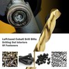 Luckyway 10-Piece Screw Extractor and Left Hand Drill Bit Set,