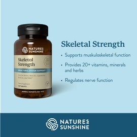 Nature's Sunshine Skeletal Strength, 150 Tablets | Bone Health Supplements for Women and Men with Calcium, Magnesium, Iron, Manganese, and Vitamin D, C, A, and B