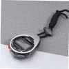 Kisangel 3pcs Men's Stopwatch Watch Digital Timer Sports Chronograph Alarm