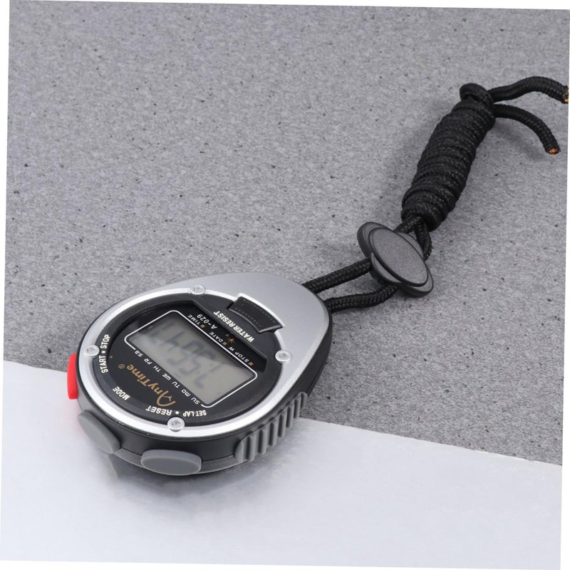 Kisangel 3pcs Men's Stopwatch Watch Digital Timer Sports Chronograph Alarm