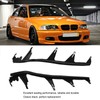 1 Pair Car Headlight Cover Gasket 63128384490 Strong Sealing Black