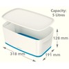 Leitz A5 MyBox Small with Lid, Storage Box for Home