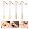 TOVINANNA 4pcs Eyelash Applicator Brush Stylish Keychain Mascara Tubes for