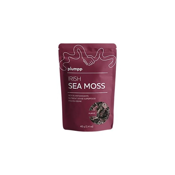 Plumpp Purple Irish Sea Moss, 1.4 Ounces (Pack of 1)
