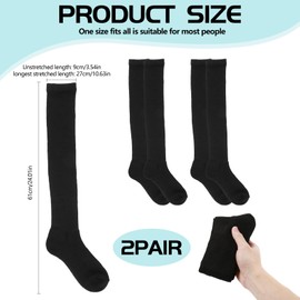 Walking Boot Socks 2 Pairs Fracture Boot Brace Sock