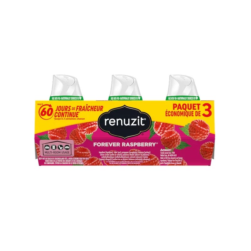 Renuzit 7 -oz Raspberry Air Freshener 3 -Pack