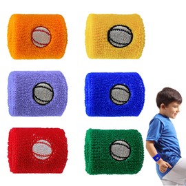 yoohee 6 Muñequeras para Niños, Muñequeras Atléticas para Niños para Béisbol, Fútbol, Baloncesto, Muñequeras Deportivas para Niños para Fiestas...    