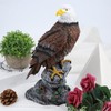 Tomotato Eagle Garden Statue,Bald Eagle Statue Simulated Eagle Shape Garden