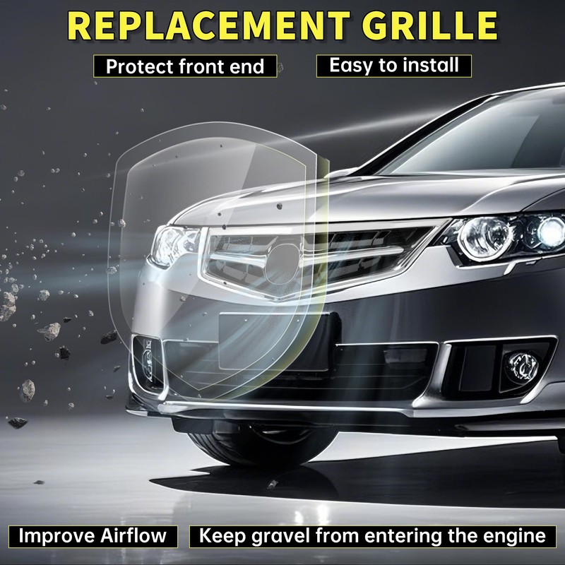 JMTAAT Front Grille Compatible with 2006 2007 2008 Honda Acura