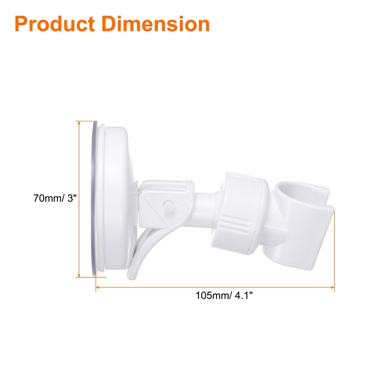 uxcell Shower Head Holder, Suction Cup Shower Head Holder, Handheld