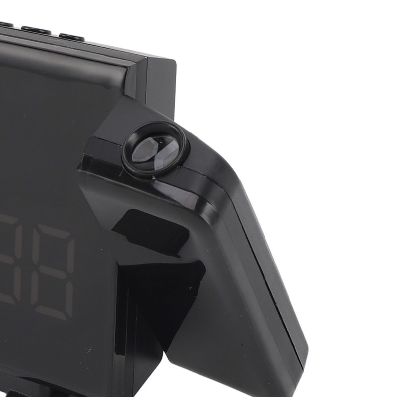 Projection Alarm Clock with 2 USB Ports LED Curved Display
