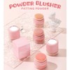 Multicolor Cheek Stick, Solid Color Blush Contour Stick, Long-Lasting Nude