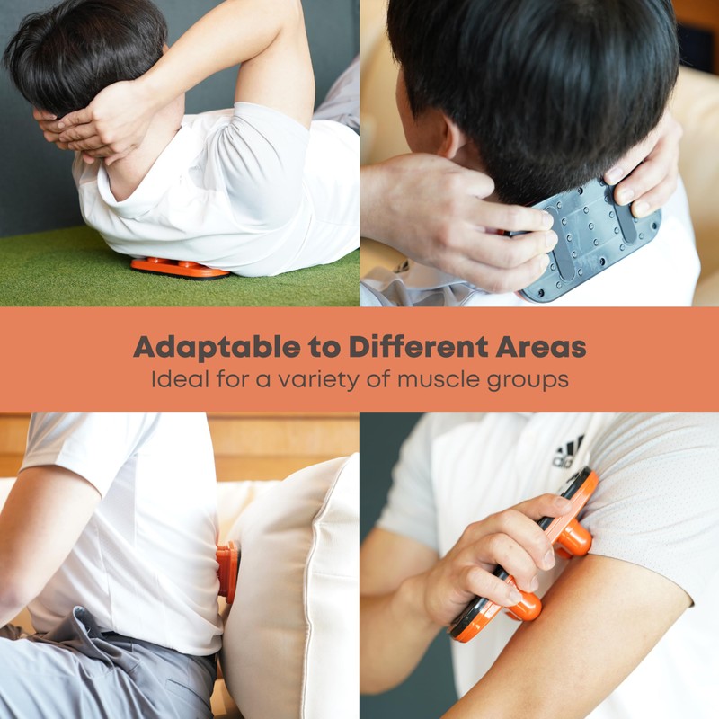 Bodyssey 4-Point Acupressure Massager – Manual Deep Tissue Massage Tool