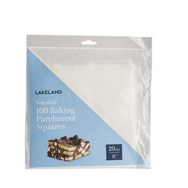 Lakeland Baking Parchment Liner Squares 20cm (8") x 100