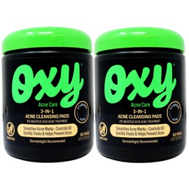OXY Maximum Action Rapid Treatment 3-In-1 Treatment Pads, 90 ea - 2pc