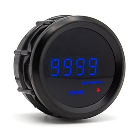 SINCO TECH Car Digital Gauge 52mm Blue LED Automobile Meter… (Techometer RPM)