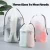 antolo Shoe Bag with Drawstring PE Shoe Bag, Waterproof Drawstring