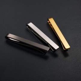 TAVARAT Tps-014 Men's Tie Pin, Made in Japan, Phosphor Bronze, Clip-On, Satin Finish