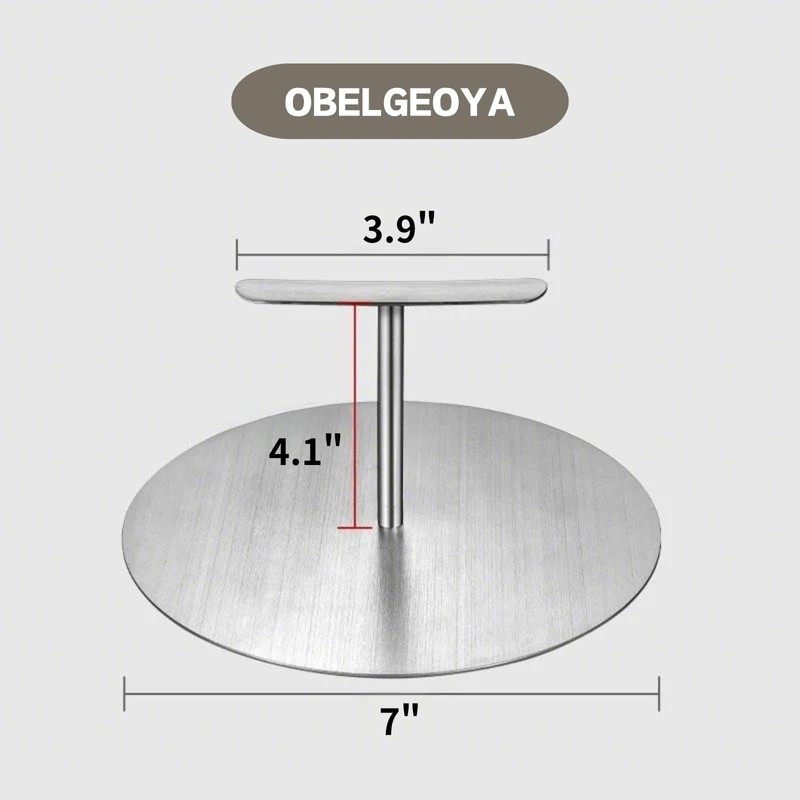 OBELGEOYA 7-Inch Stainless Steel Tortilla Press Maker – Manual Roti
