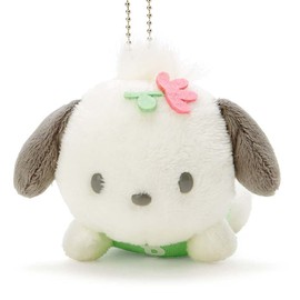 Sanrio 746096 Pochacco Mascot Holder, Lying Down (Spring Wind)