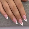 Virellay 24 pieces press on nails (French almond, 24 pieces)