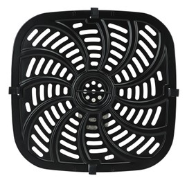 Fryer Replacement Tray Fryer Accessory Part Non Stick Grill Pan Crisper Plate with Rubber Bumper for 8qt