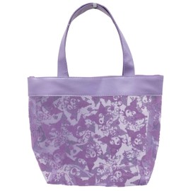 Eye Planning Sanrio Characters Tulle Flocked Mini Tote K8680B Black W11.8 x H7.9 x D 4.3 inches (300 x 200 x 110 mm)