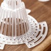 15pcs Plastic Mesh Cones for Bottoms with Hollow Core Design
