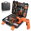 MarvTool 140 Piece Basic Tool Set, Portable Tool Box with