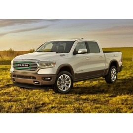 XTREME TRUX 68311411aa Chrome Replacement Grille Letters For 19-24 Dodge Ram 1500