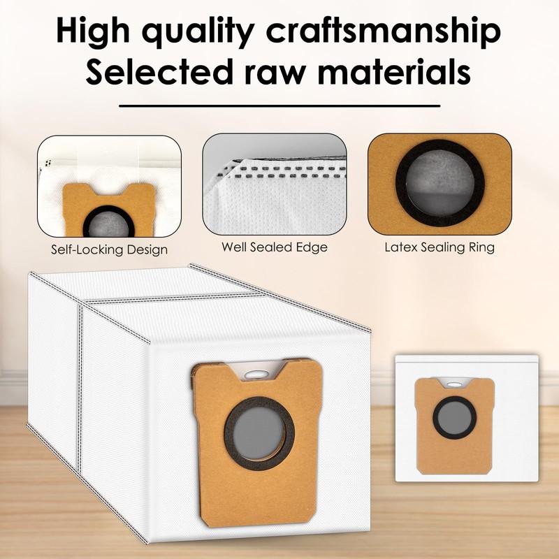 (9 Piece) Omni C20 Replacement Dust Bags Compatible With Eufy