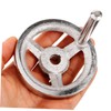 GLEAVI Milling Machine Handwheel Square Edge Metal Hand Wheel for