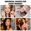 Sweet Pink Blush Palette, Blendable Matte Powder Blush for Cheeks