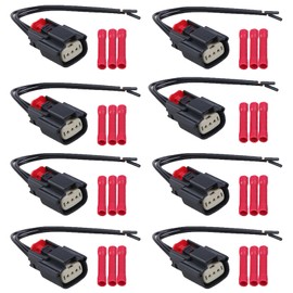 8 Pcs Ignition Coil Connector Harness Compatible with Ford 2013-2019 V6 V8 Flex F150 Lincoln MKZ MKX MKS Replaces# 9U2Z14S411EA