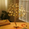 72LEDs Light Tree Shape USB Or Battery Powered Golden FivePointed
