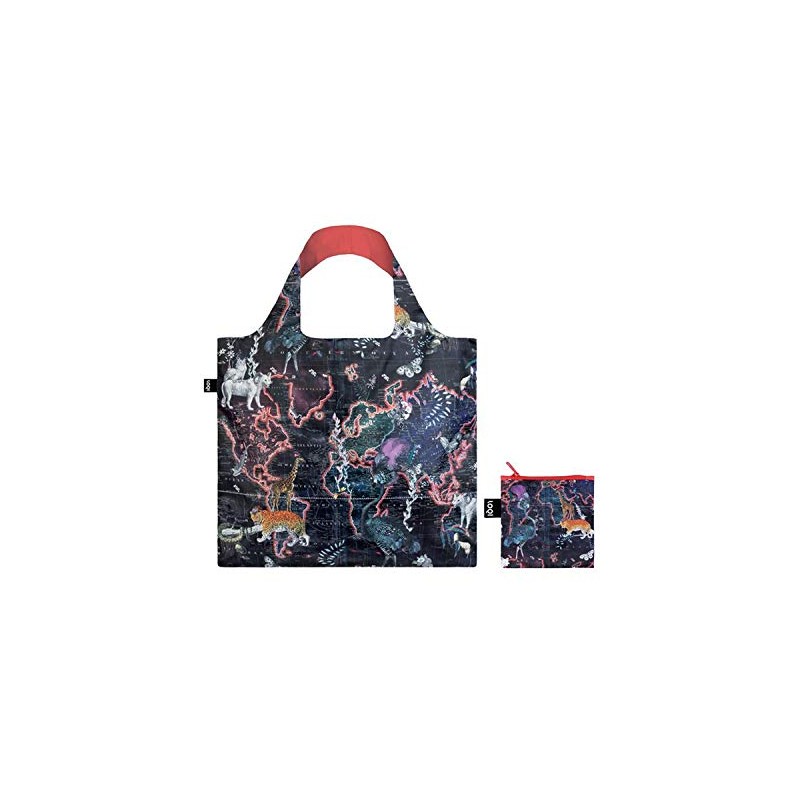 LOQI KW.WM Artist Kristjana S Williams Interiors Reusable Shopping Bag,
