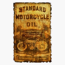 Standard Motorcycle Oil Usa Vinyl Decal Wall Laptop Bumper Sticker 5"