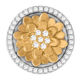 Ginger Snaps Superbell Charm Accessory | Interchangeable, Customizable & Adjustable Snap Jewelry Collection | Button Charms for Necklaces & Bracelets | Standard Size | SN15-87 | Valentine