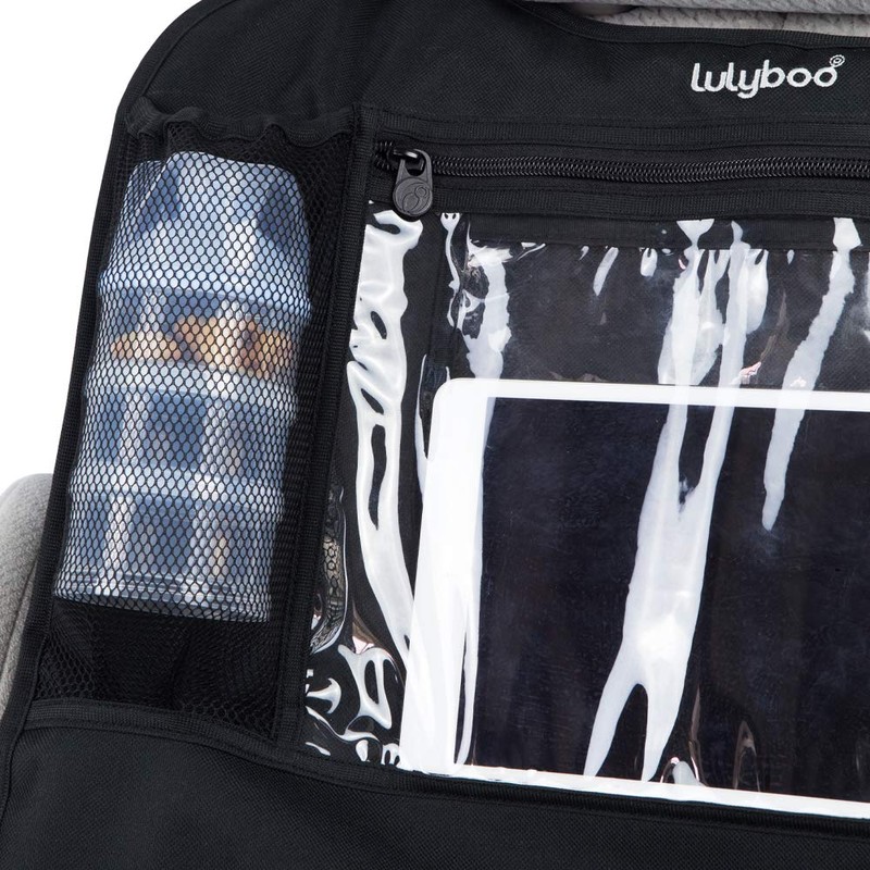 Lulyboo Auto Seat Protector with Storage and Waterproof Tablet Window