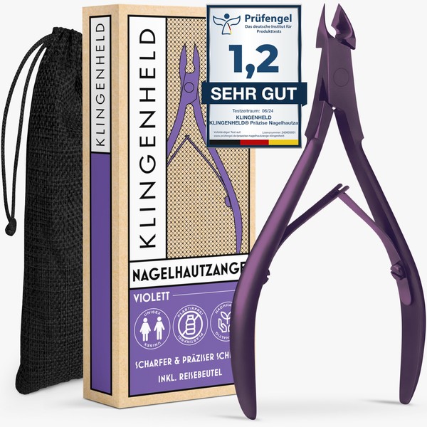 KLINGENHELD® Precise Cuticle Nippers – Very Smooth & Extra Sharp