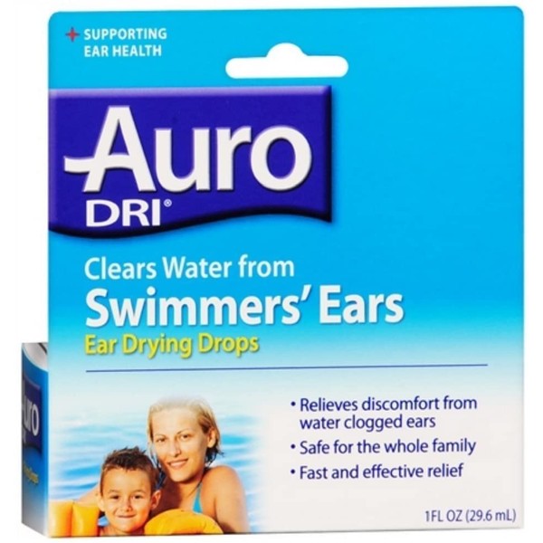 Auro-Dri Ear Water-Drying Aid, 1 Fl Oz (Pack of 2)