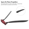 2 Blades RC Airplane Folding Propeller with Adapter Ring Carbon