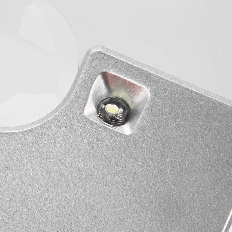 3X 6X Acrylic Lens Credit Card Magnifier with LED Light