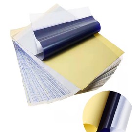 Tattoo Transfer Sheets - Ruicoo 25 Pcs Tattoo Soft Skin Transfer Sheets Tattoo Stencil Paper Thermal Stencil Paper 4 Layers 8 1/2" x 11" Tattoo Supplies DIY Tattoo Practice