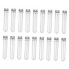 GLEAVI 18pcs Tube Bottles Cylindrical Storage Containers for Crafts Samples