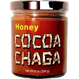 Zen Bear | Honey Cocoa Chaga | A Light Chocolate Cocoa Drink That is Also Good For You | 8 Oz Jar