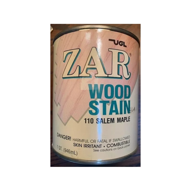 Zar Interior Stain 110 SALEM MAPLE Quart