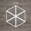 Ekena Millwork 23 3/8"W x 27 "H x 3/8"T Large