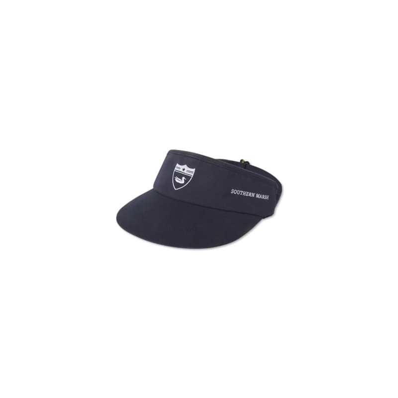 Southern Marsh, Tour Visor, Navy with White, One Size